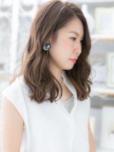 大人ガーリーくせ毛風こなれ無造作ウェーブ　耳かけ - mod's hair【モッズヘア】上尾/上尾西口店掲載