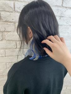 シールエクステ インナーカラー 青 池袋 - prize Iris 池袋【プライズ アイリス】池袋駅東口店掲載