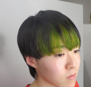 ヘアカラーグリーン - nacure hair掲載