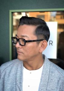 50代メンズ　アーバンショートスタイル - バーバーバー中野掲載