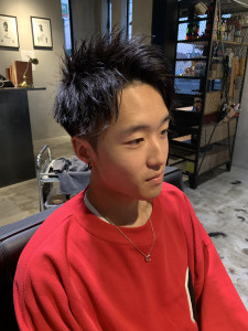アップバング刈り上げ - Men's Hair SPICE 駅前店掲載