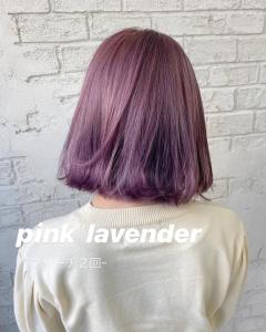 ピンクラベンダーピンクヘアカシスラベンダーカラーボブ4096 - prize 池袋【プライズ】池袋西口店掲載
