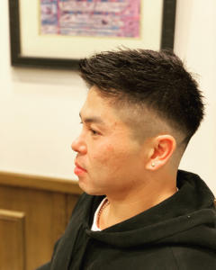 ソフトモヒカンフェード - HIRO GINZA BARBERSHOP 飯田橋神楽坂店掲載