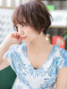 目力UPの斜めバング★くせ毛風前下がりボブ　毛先パーマ - COVER HAIR bliss【カバーヘア ブリス】上尾/上尾西口店掲載