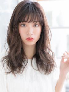 耳かけも◎くせ毛風エアウェーブセミディ　ルーズ - mod's hair【モッズヘア】上尾/上尾西口店掲載