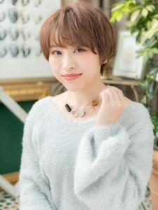 大人かわいい斜めバングナチュラルショート　厚めバング - COVER HAIR bliss 北浦和西口店【カバー ヘア ブリス】掲載