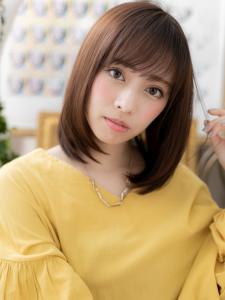 斜めバングが大人かわいい小顔前下がりボブ　簡単スタイリング - COVER HAIR & SPA bliss【カバーヘア アンド スパ ブリス】浦和/浦和西口店掲載