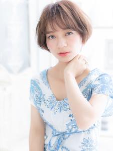 目力UPの斜めバング★くせ毛風前下がりボブ　簡単スタイリング - mod's hair【モッズヘア】上尾/上尾西口店掲載