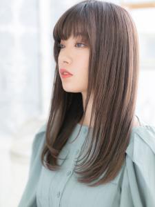 大人かわいい…小顔グラデーションレイヤー　厚めバング - mod's hair【モッズヘア】上尾/上尾西口店掲載