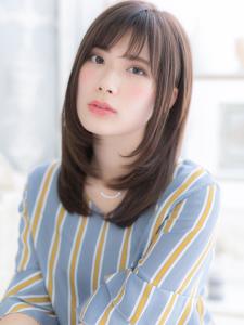 好感度高めの◎斜めバング黒髪ワンカール　毛先パーマ - mod's hair【モッズヘア】上尾/上尾西口店掲載