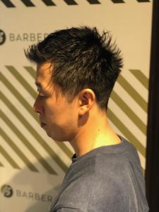 大人のシンプルショート【BARBER-BAR】 - バーバーバー赤羽掲載