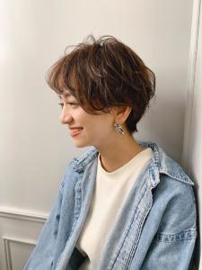 大人かわいい小顔丸みのあるショートボブ　30代40代50代 - Neolive aim 横浜店掲載