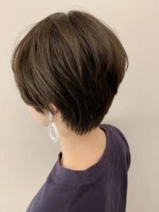 大人可愛い小顔ひし形　ベージュ丸みハンサムショートサイド  - Neolive aim 横浜店掲載