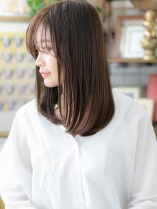 大人かわいい＊斜めバングツヤワンカール　伸ばしかけ - COVER HAIR bliss【カバーヘア ブリス】大宮/大宮西口店掲載