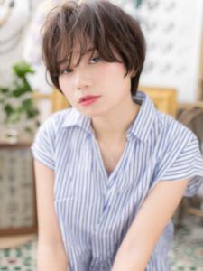 黒髪も◎外国人風ニュアンスラフショート　毛先パーマ - COVER HAIR bliss 【カバー ヘア ブリス】川口/ららテラス川口東口駅前店掲載