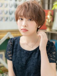 斜めバングで小顔くせ毛風ショートボブ　厚めバング - COVER HAIR & SPA bliss【カバーヘア アンド スパ ブリス】浦和/浦和西口店掲載