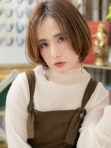 うざバング小顔ナチュラルマッシュショート　スリークボブ - COVER HAIR bliss 【カバー ヘア ブリス】川口/ららテラス川口東口駅前店掲載