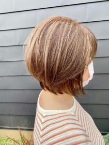 大人前下がりショート - アクイール掲載