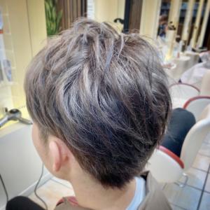 《QUALIS》メンズ/グレージュ/ダブルカラー - QUALIS 上板橋店掲載