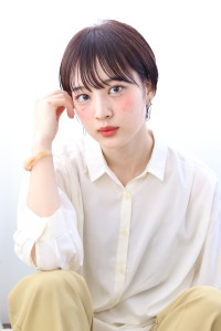 大人可愛い☆暗髪マッシュまるみショート - march?掲載