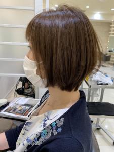 耳かけショート×フォギーベージュ - marju銀座掲載