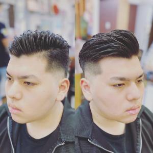 フェードの7:3スタイル - 理容室半個室２席完備ヘアーステーション Le・shoji掲載