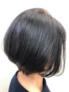 ショート/前下がり/ショートボブ/小顔ボブ/艶カラー/40代 - QUALIS 上福岡店掲載