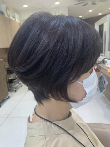 ミセスに人気のふんわりショート【Ash元住吉店ヘアスタイル】 - Ash 元住吉店掲載