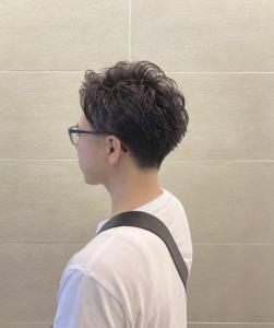 好印象メンズスタイル×ランダムパーマ【片岡美里】 - BONECCA鶴見/髪質改善/白髪ぼかし/ハイライト掲載