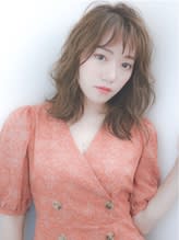 抜け感バング×ショコラベージュ - La Bless 大阪梅田サロン[LINKS前]掲載