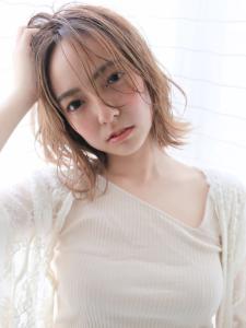 20代30代40代人気★【透け感が決め手☆】シースルーミディ - LaBless 天王寺 SmartSalon オージュア認定サロン 髪質改善/ヘッドスパ掲載