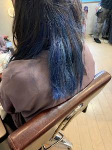 インナーカラー☆ネイビーブルー - Hair Salon Syrup掲載