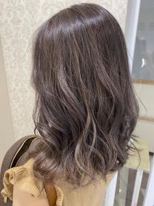 ハイライト　ラベンダーグレージュ　グレージュ　 - CREA本厚木掲載