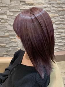 【淡い紫◎プラムバイオレットカラー◎】 - Hair&Make OPSIS掲載