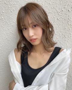 《kaito》艶感たっぷり♪ラテベージュ_フリンジウェーブ - hair make O/S掲載