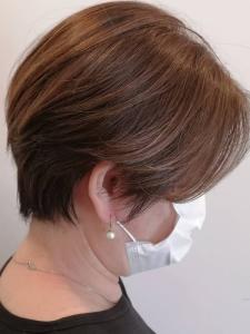 髪質改善白髪染めハンサムショート - Toruve 横川掲載