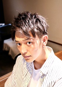 ウェーブアップバング - Men's Hair SPICE 鍋島掲載