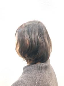 暖色系/艶カラー/小顔/レイヤ/ミディアム/30代40代