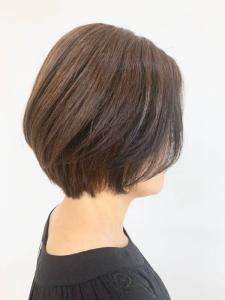 ナチュラルベージュ/小顔/ひし形/ショート/30代40代 - QUALIS 上福岡店掲載
