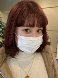 naomi hair / wine red - FACE。大船掲載