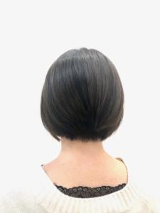 30代40代50代/白髪染め/艶カラー/ショートボブ/透け感 - QUALIS 上福岡店掲載