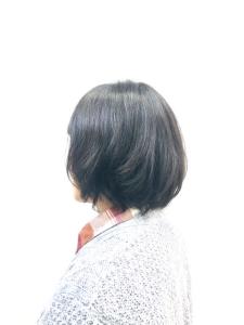 ダークアッシュ/白髪染め/艶カラー/小顔/ボブ/ショートボブ - QUALIS 上福岡店掲載