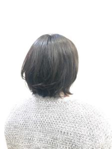 ダークアッシュ/白髪染め/艶カラー/小顔/ボブ/ショートボブ - QUALIS 上福岡店掲載