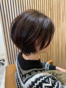丸みショート - 半個室型美容室 Sourire 今宿店掲載