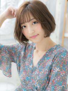 ひし形シルエット大人かわいい前下がりボブ　小顔ボブ - mod's hair【モッズヘア】上尾/上尾西口店掲載