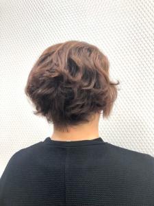 小顔無造作パーマ/ショート/ウェーブ/ベージュ/40代50代 - QUALIS 上福岡店掲載