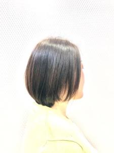 小顔ボブ/髪質改善/ダークアッシュ/艶カラー/40代50代6 - QUALIS 上福岡店掲載
