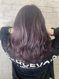 ラベンダーグレージュ抜け感ヘアパープルカラー艶感6147 - prize 池袋【プライズ】池袋西口店掲載