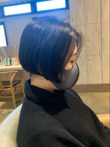 【柔らかな雰囲気◎黒髪刈り上げボブ◎】 - Hair&Make OPSIS掲載