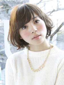 ２０代から３０代の大人かわいい小顔ショートボブ - hairmake anvie掲載